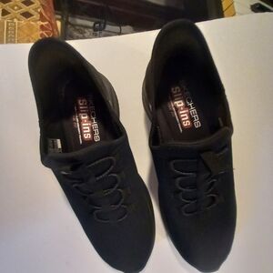 New Wo Box SKECHERS BLACK wide Fit Mens 12